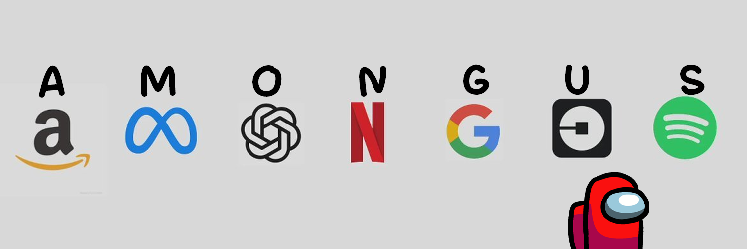 Original Tweet showing AMONG US logos